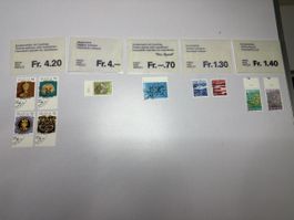Briefmarken Schweiz, Sammlung, (136)