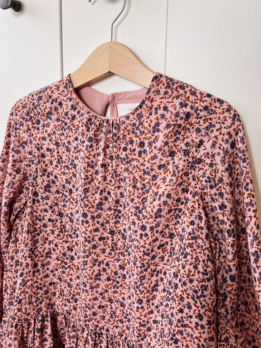 Mango Vestiti & Gonne: Mango, 110, Kleid, rosa, Blumen, neu – Nuovo e nell'imballaggio originale da Burgdorf venduto da rulan
