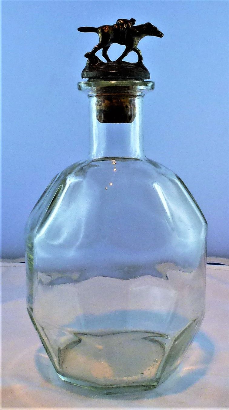 Altro in Stoviglie & Bicchieri: Flasche mit Pferd und Reiter als Kork-Deckel – Usato da Murgenthal venduto da B.StM 2