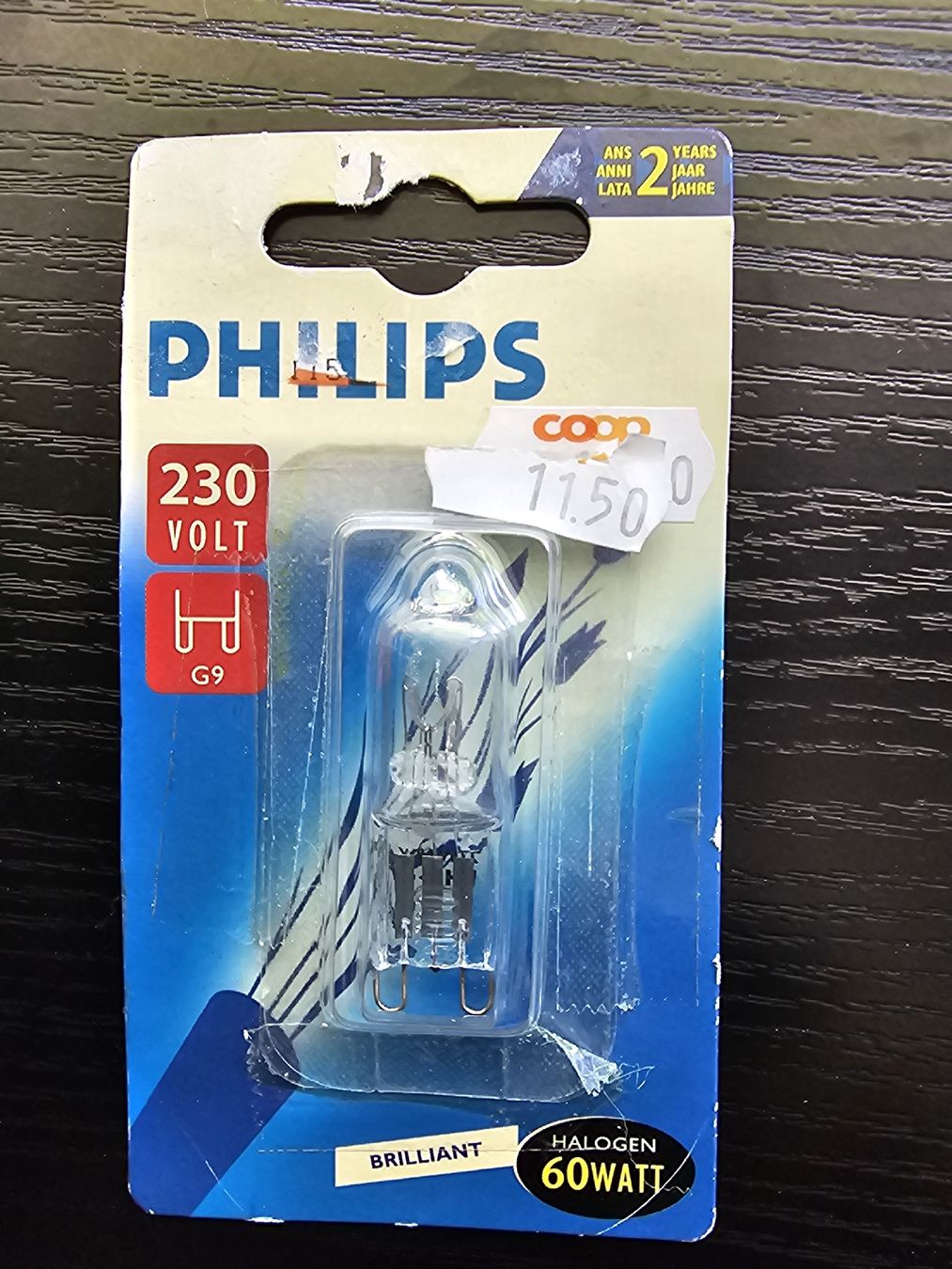 Philips Lampade: Halogenleuchtmittel Philips 60 Watt 220 Volt G9 2 Stück – Nuovo (secondo la descrizione) da Aarau venduto da Einmann