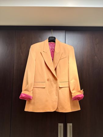 Blazer orange / fuschia 1 size + étiquette