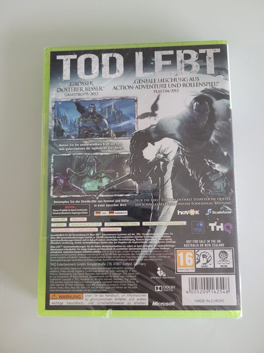 Giochi: Darksiders 2 (XBox 360), neu! – Nuovo e nell'imballaggio originale da Uezwil venduto da -Retrogames- 1