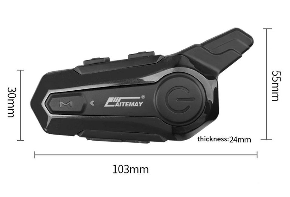 Kopfhörer: 2x Motorrad Helm Intercom Bluetooth 1000m Gegensprechanlage – Neu und originalverpackt aus Genève von Anna-38 2