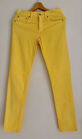 Ralph Lauren gelbe Jeans, Skinny, Gr. 27, neuwertig!