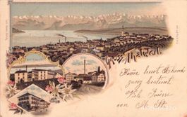 Thalwil ZH // 1899 Litho Heer & Cie. // Sommer