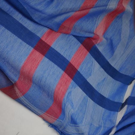 Foulard van Laack Viskose Modal 1.4x1.4m hellblaurosa