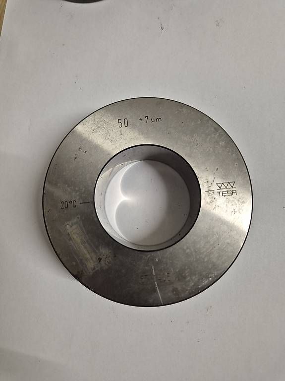 Tesa Tutti gli attrezzi: Tesa Einstellring Lehrring Prüfring Kontrollring D50 mm – Usato da Pratteln venduto da attech_