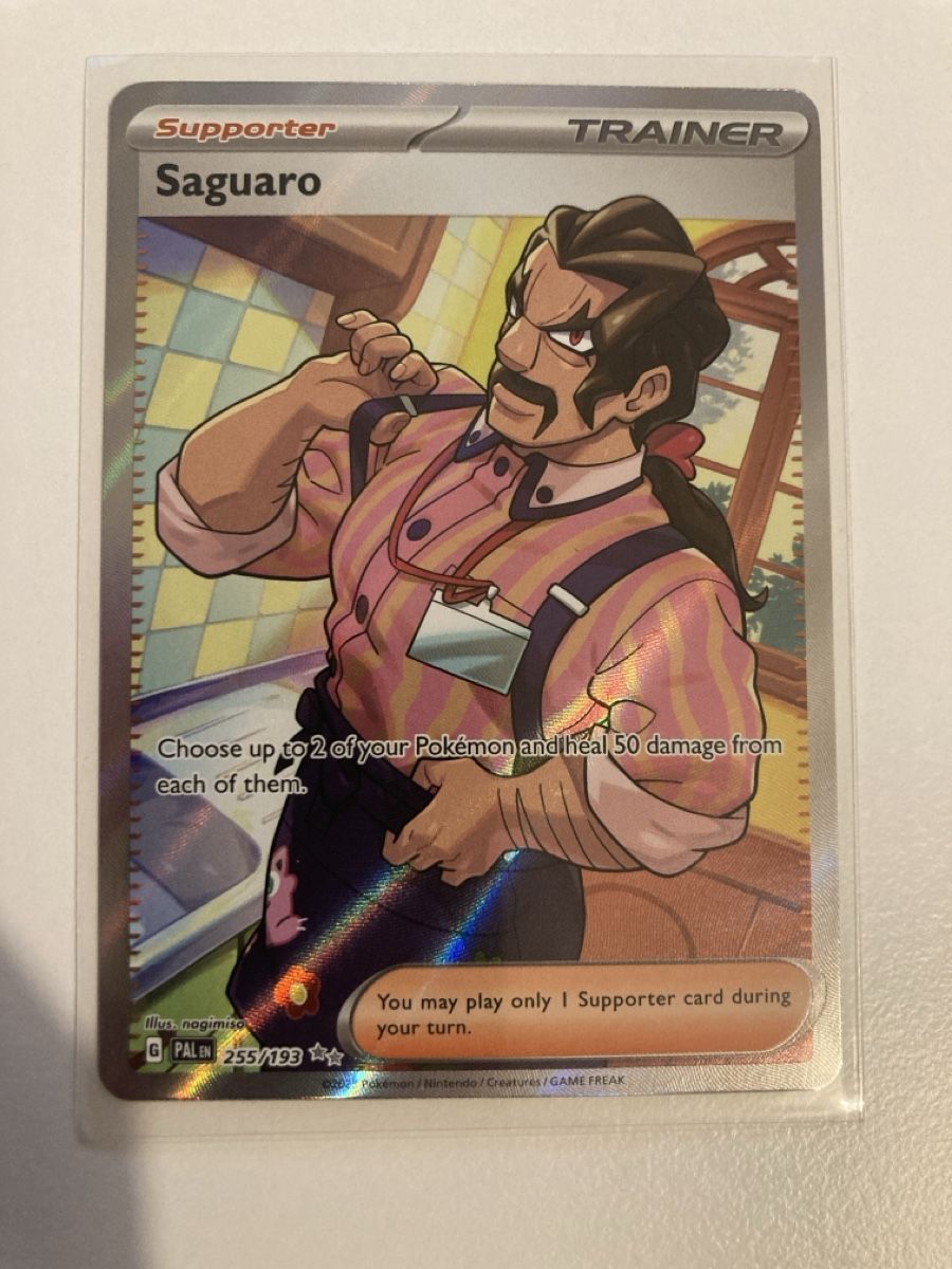 Pokémon Carte collezionabili: Saguaro 255/193 - Paldea Evolved EN – Nuovo (secondo la descrizione) da Wohlen AG venduto da Liridon22