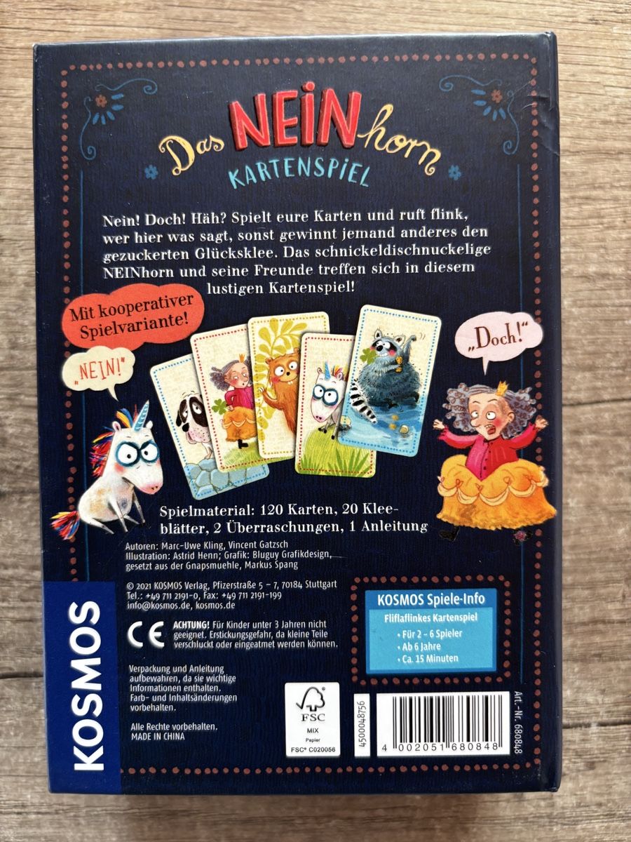 Kosmos Giochi: Das NEIN horn – Usato da Kappel SO venduto da Fabruzzi 1