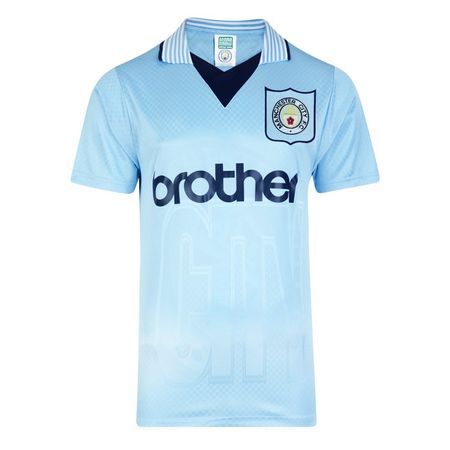 Manchester City 1996 Retro Trikot  -Grösse: S