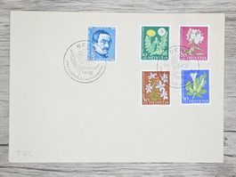 CL21 Enveloppe + Timbre Suisse 1960