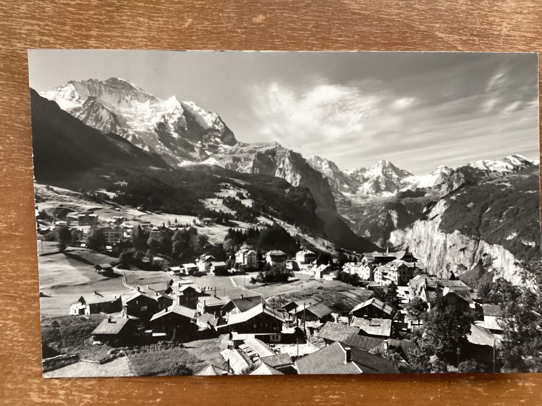 Ansichtskarten: AK Wengen 1961 – Gebraucht aus Zürich von tol_b7c7