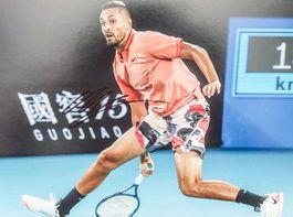 Nick Kyrgios - Original in person Autogramm auf Foto