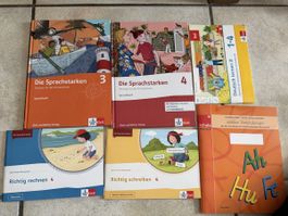 Schulbücher Klett 3, 4 Die Sprachstarken Set gebraucht