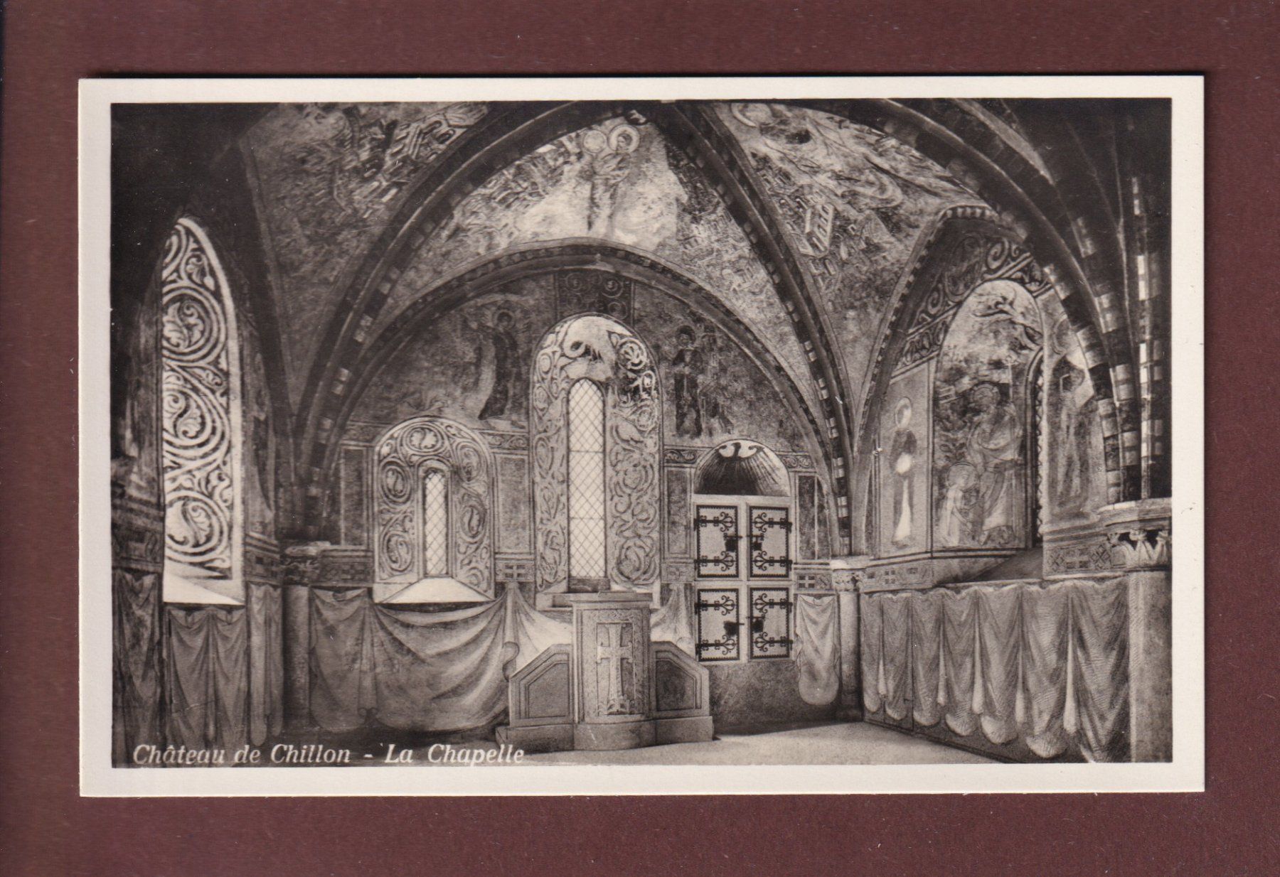 Cartoline postali: Château de CHILLON - La Chapelle – Usato da Pully venduto da nicecards