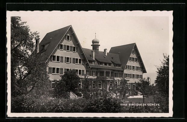 Ansichtskarten: AK Genève, Ecole Biblique – Gebraucht aus Berlin von bartko-reher