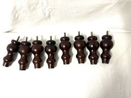 Holzbeine 8 Stück für Möbel