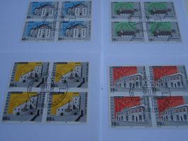 Satz Pro Patria 2001, FDC Satz + 4erblock, 5 Bel