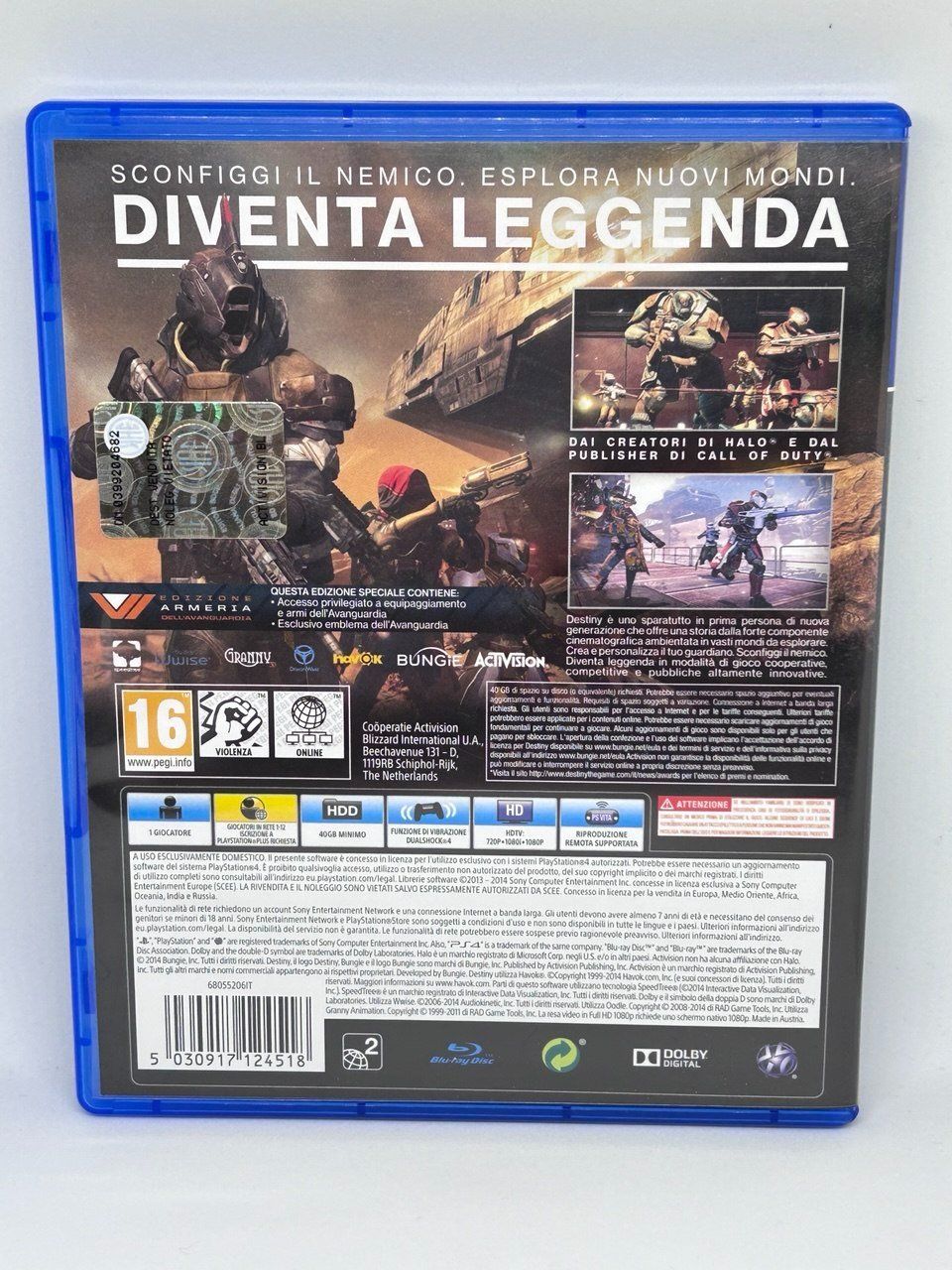 Sony Giochi: Destiny per PlayStation 4 (PS4) – Usato da Giubiasco venduto da LorisVale 1