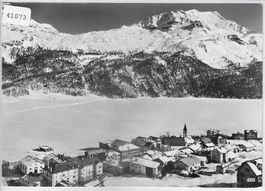 Silvaplana mit Piz Corvatsch im Winter