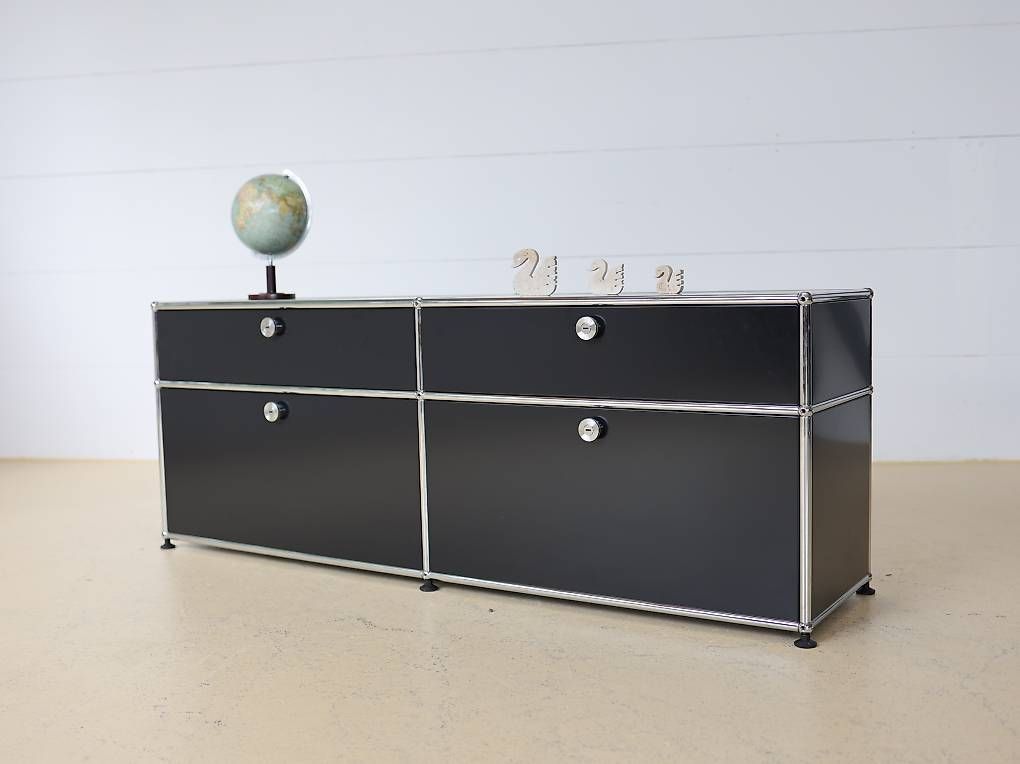 USM Cassettiere: USM Sideboard schwarz, 2x2 – Usato da Meinisberg venduto da atelier_TILIJA