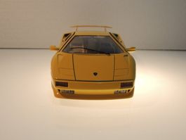 Burago Lamborghini Diablo Yellow 1:18 Rare