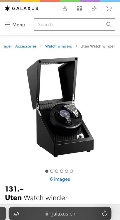 Uten best sale watch winder