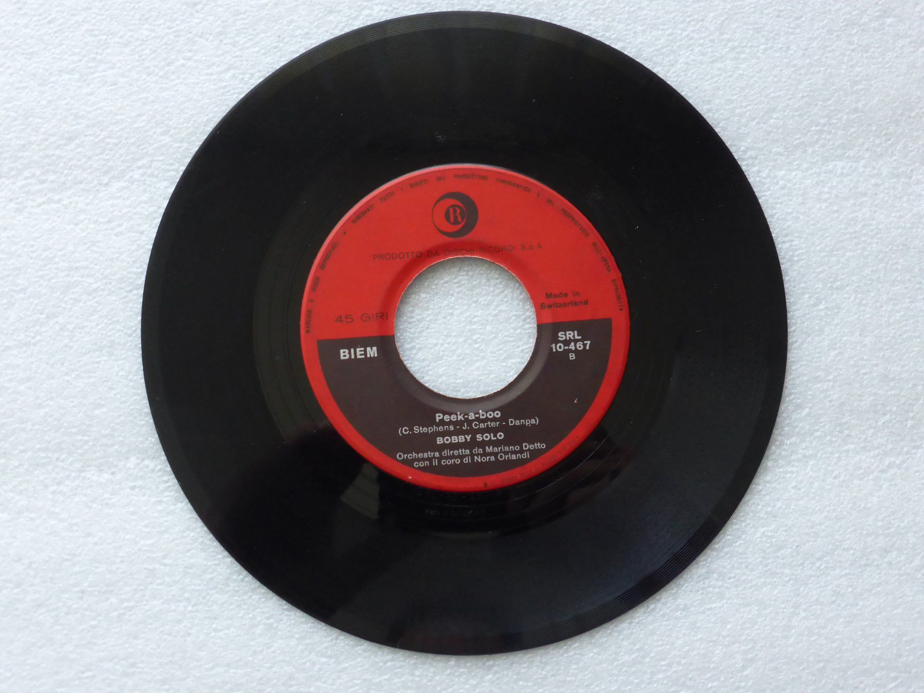 Dischi in vinile: Vinyl Single   BOBBY SOLO – Usato da Küssnacht am Rigi venduto da Mondkinder 1