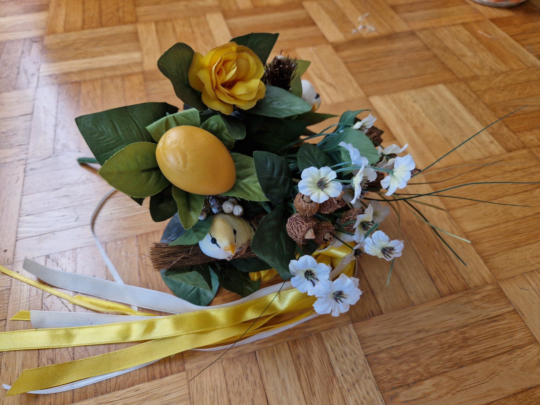 Alle Dekorationen: Ostern, künstlicher Oster Strauss 20 cm – Gebraucht aus Nebikon von Japostyle 2