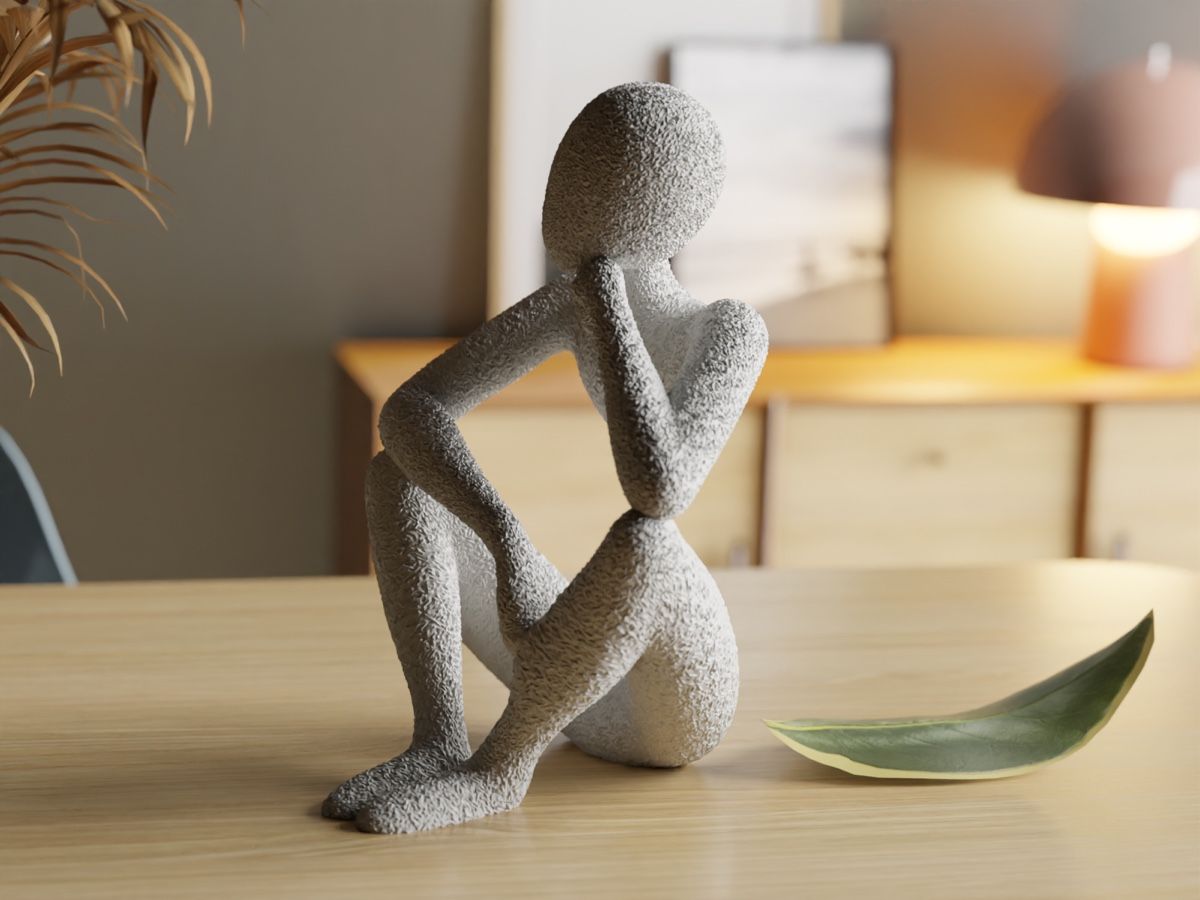 Skulpturen & Statuen: Sculpture décorative "Ressonance Céleste" texturée – Neu und originalverpackt aus Genève von Versa3D.ch 2