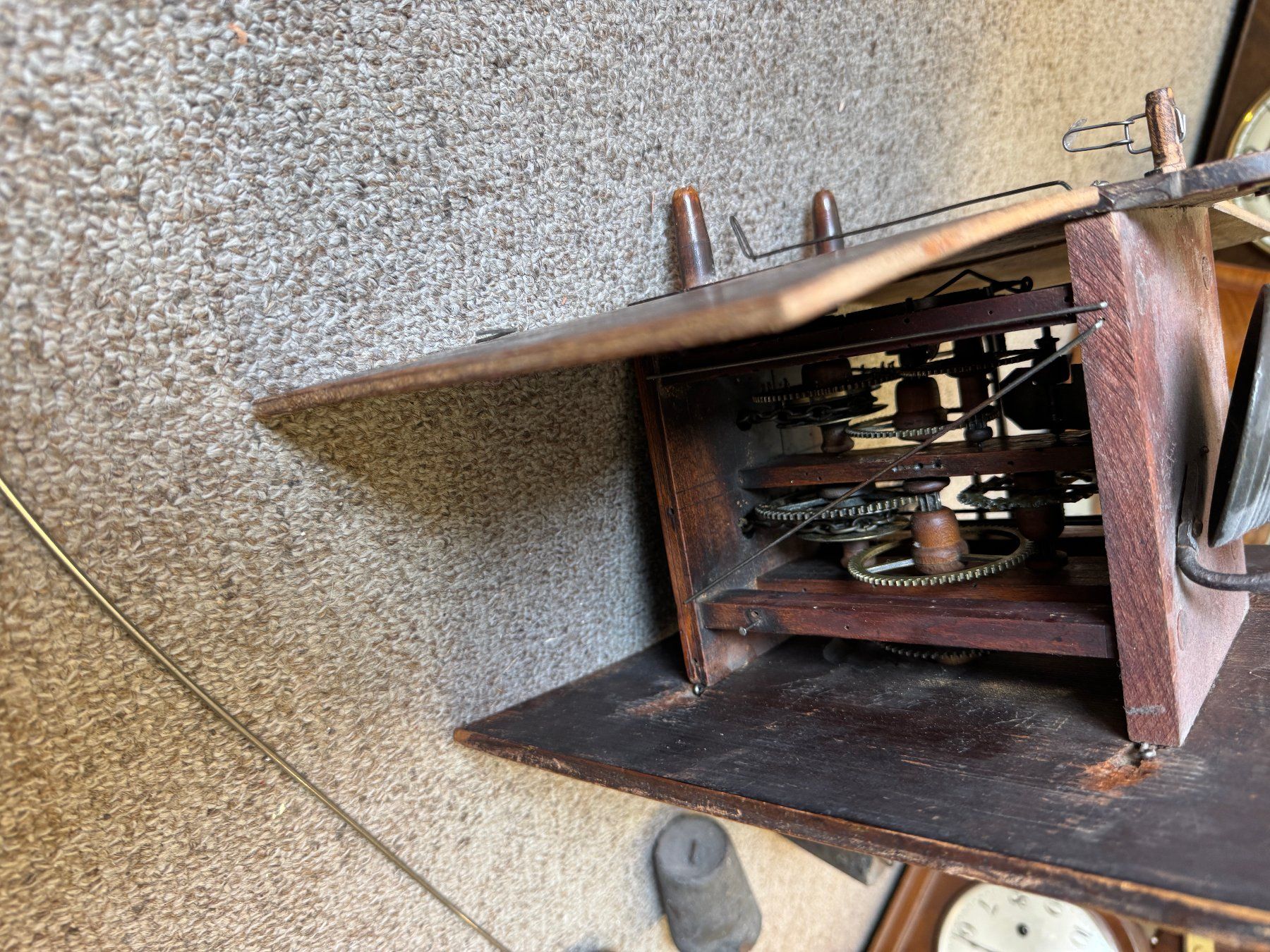 Montres: antike Schwarzwalduhr Holzgespindelt – D'occasion à Schönenwerd par Comtoise 3