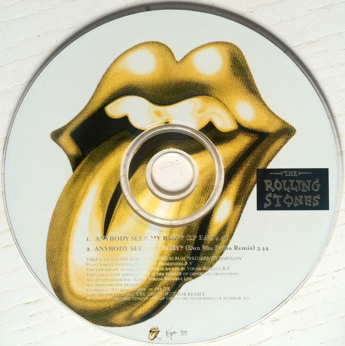 CDs: ROLLING STONES - ANYBODY SEEN MY BABY ? – Gebraucht aus Bottens von hotter-than-hell 2