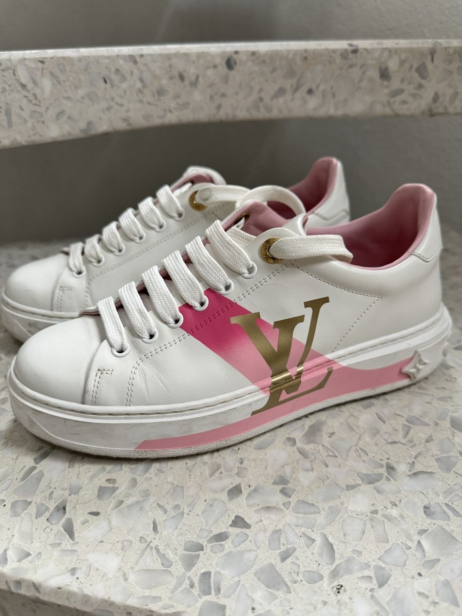 Louis Vuitton Scarpe da donna: Louis Vuitton Sneakers White Pink – Usato da Bevaix venduto da Charlene18