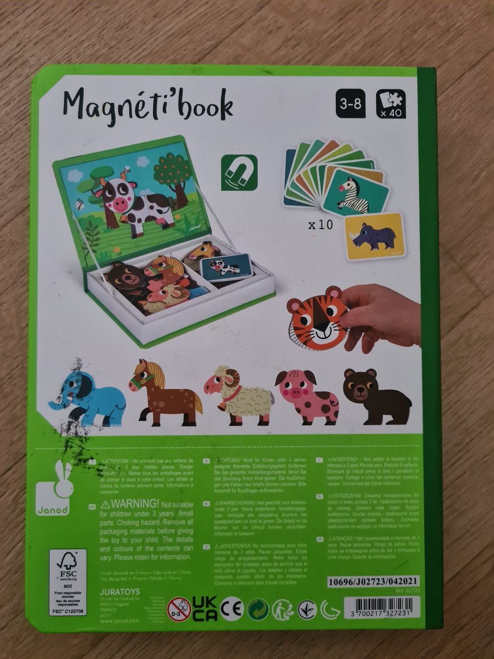 Janod Giochi: Magnetbuch Magneti Book - Animals – Usato da Carouge GE venduto da Franllo 2