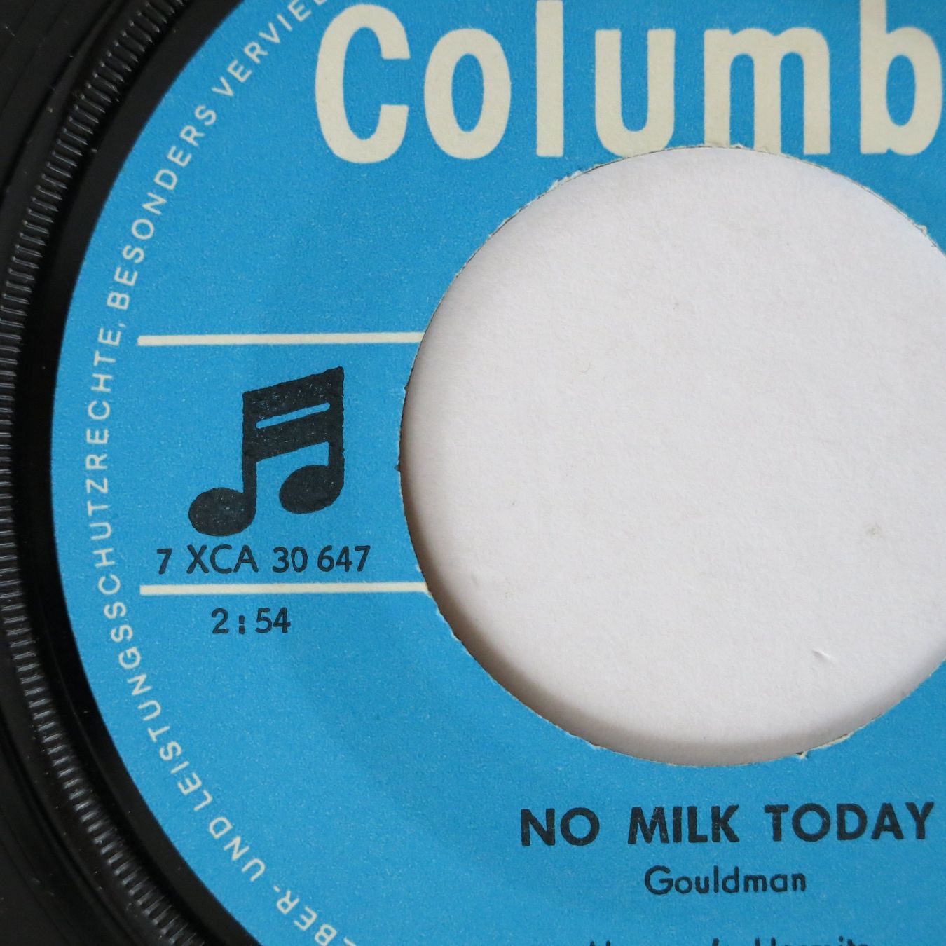 Dischi in vinile: Vinyl-Single 7" Herman` Hermits No Milk Today – Usato da Bözen venduto da Keramik22 5