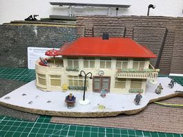 Modellbahnhof H0 Vintage, guter Zustand! selten