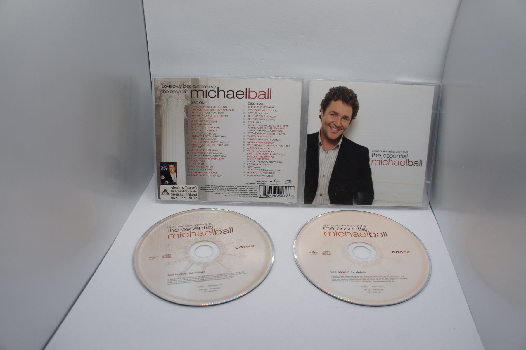 CD: 2 CD Michael Ball ‎– Love Changes Everything. The Essential – Usato da Ernetschwil venduto da luisvonerni