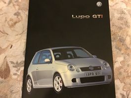 VW Lupo GTI Faltprospekt Mai 2001