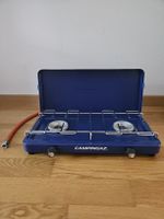 Campingaz Base Camp With Lid Blue Double Burner