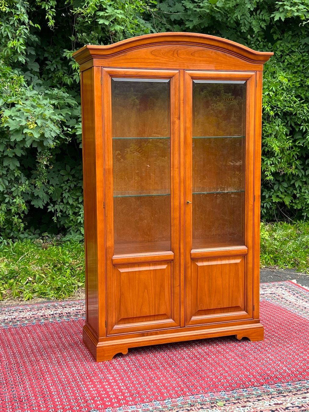 Vetrine: Vitrine Biedermeier Stilmöbel Kirschbaum SELVA + Versand – Usato da Gemünden venduto da GEUENWALD 9