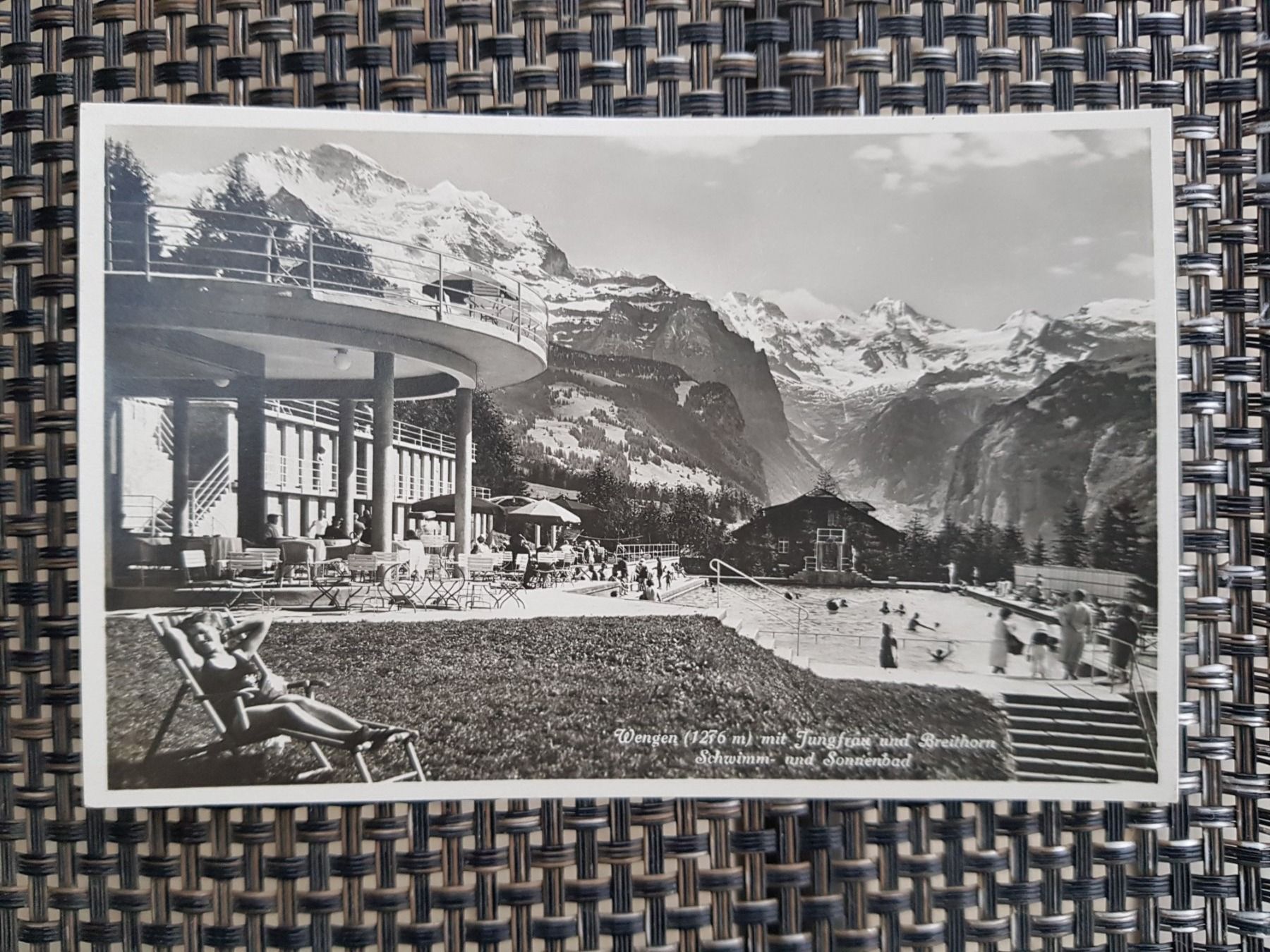 Cartoline postali: Antike Ansichtskarte Wengen 1934 – Usato da Aadorf venduto da Greg19
