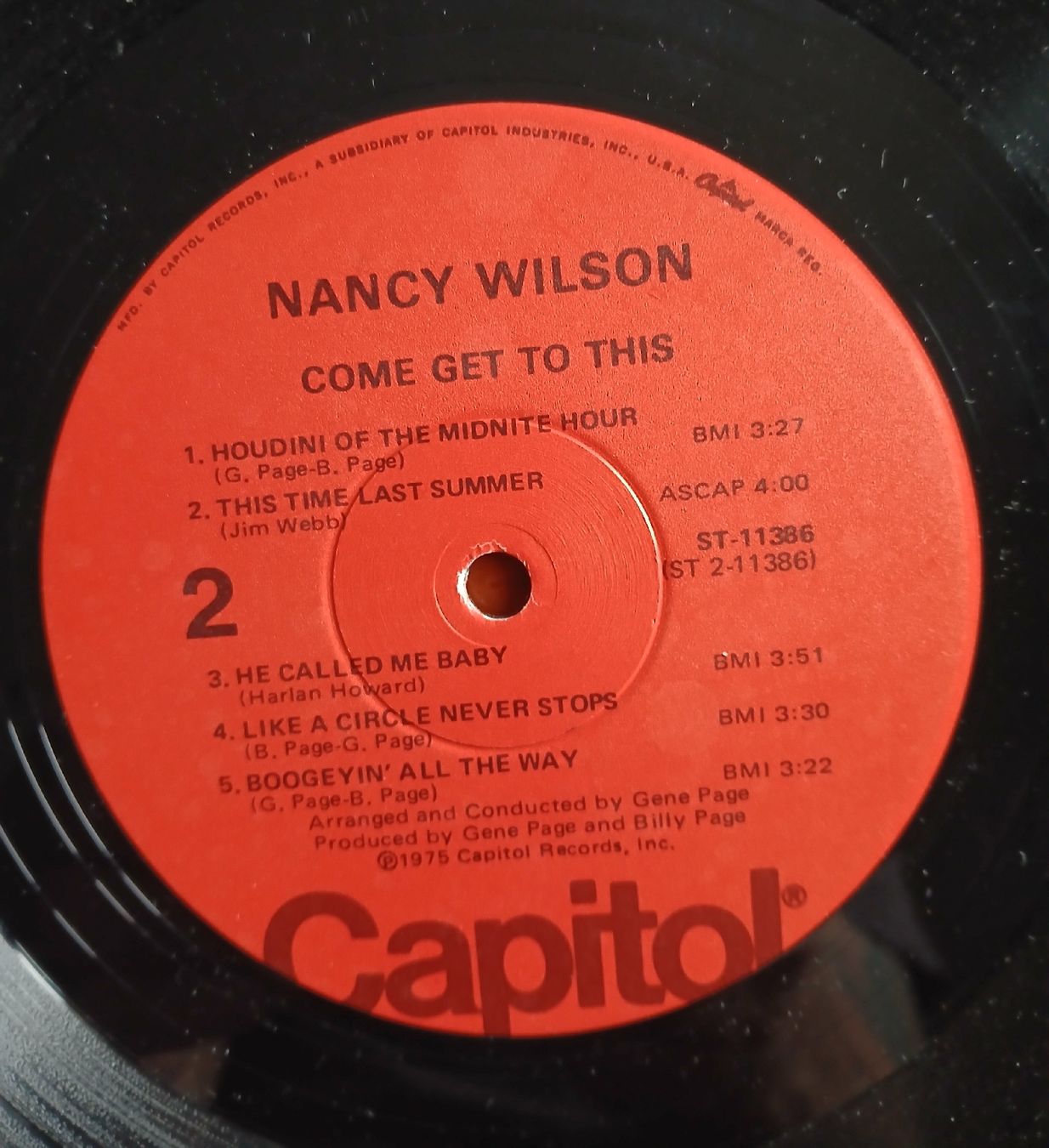 Dischi in vinile: LP Nancy Wilson - come get to this  – Usato da Lausanne venduto da Soulbrother 5