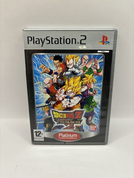Jeu PS2 Dragon Ball Z Budokai Tenkaichi - Version PAL - Sortie 2007 - Bon état Avec Manuel