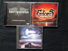3 CDs Heavy Metal/Hardrock CH: China, Tempesta, Endoras