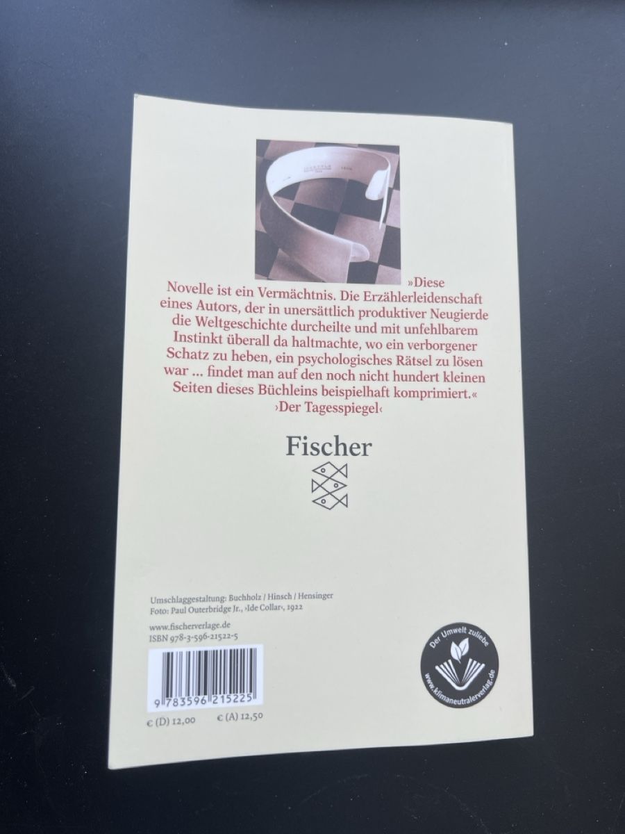 Libri: Stefan Zweig - Schachnovelle – Nuovo (secondo la descrizione) da Thalwil venduto da Mirrow 1