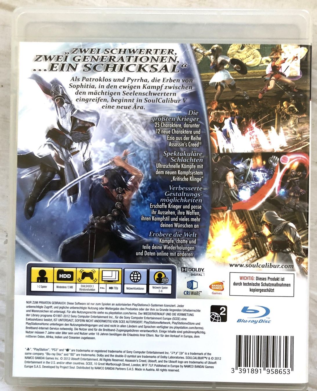Jeux: PS3 - SOULCALIBUR V – D'occasion à Schaffhausen par durruti 2