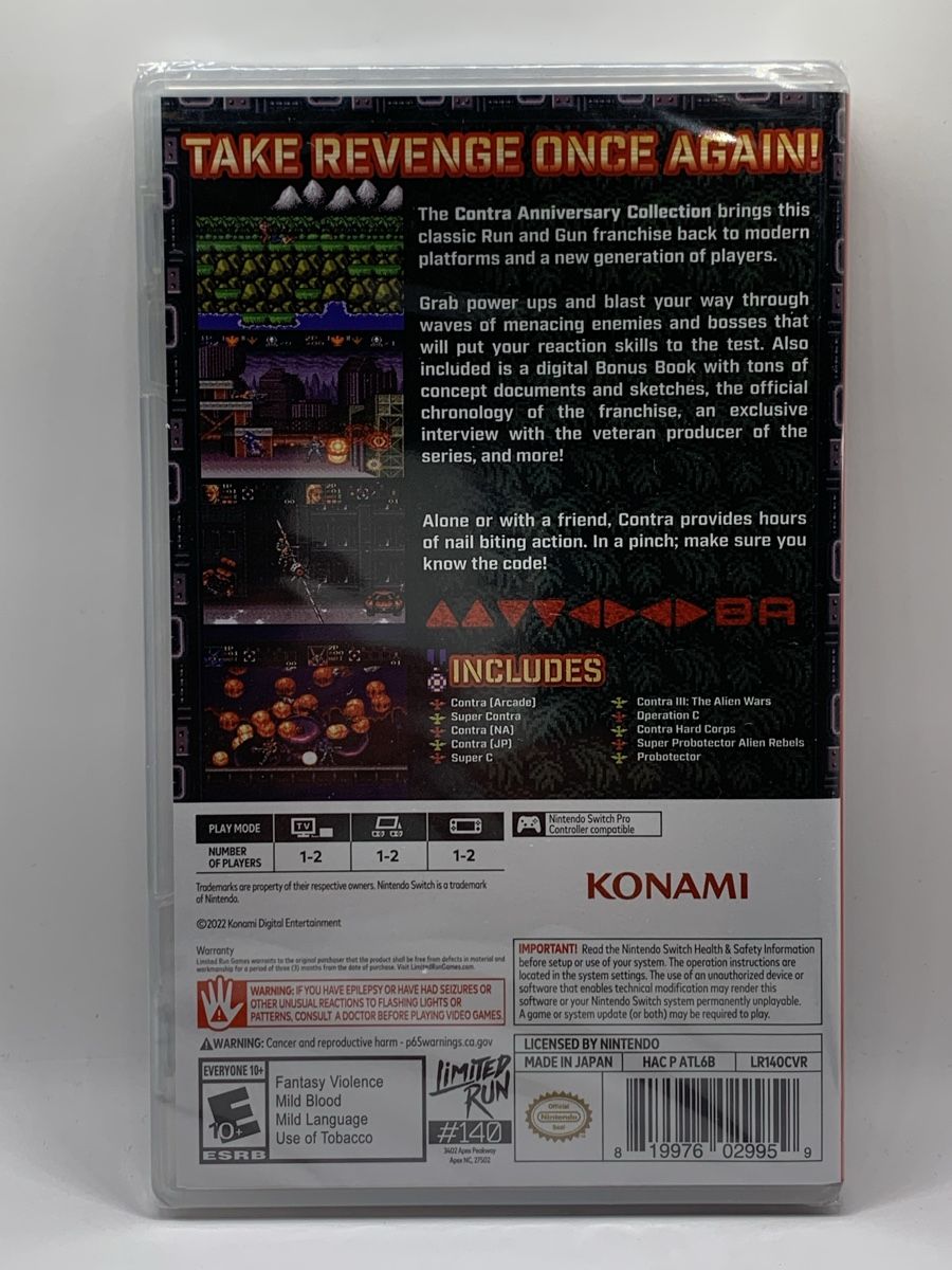 Nintendo Giochi: Nintendo Switch - Contra Anniversary Collection NEU – Nuovo e nell'imballaggio originale da Ostermundigen venduto da RG-Collector 1