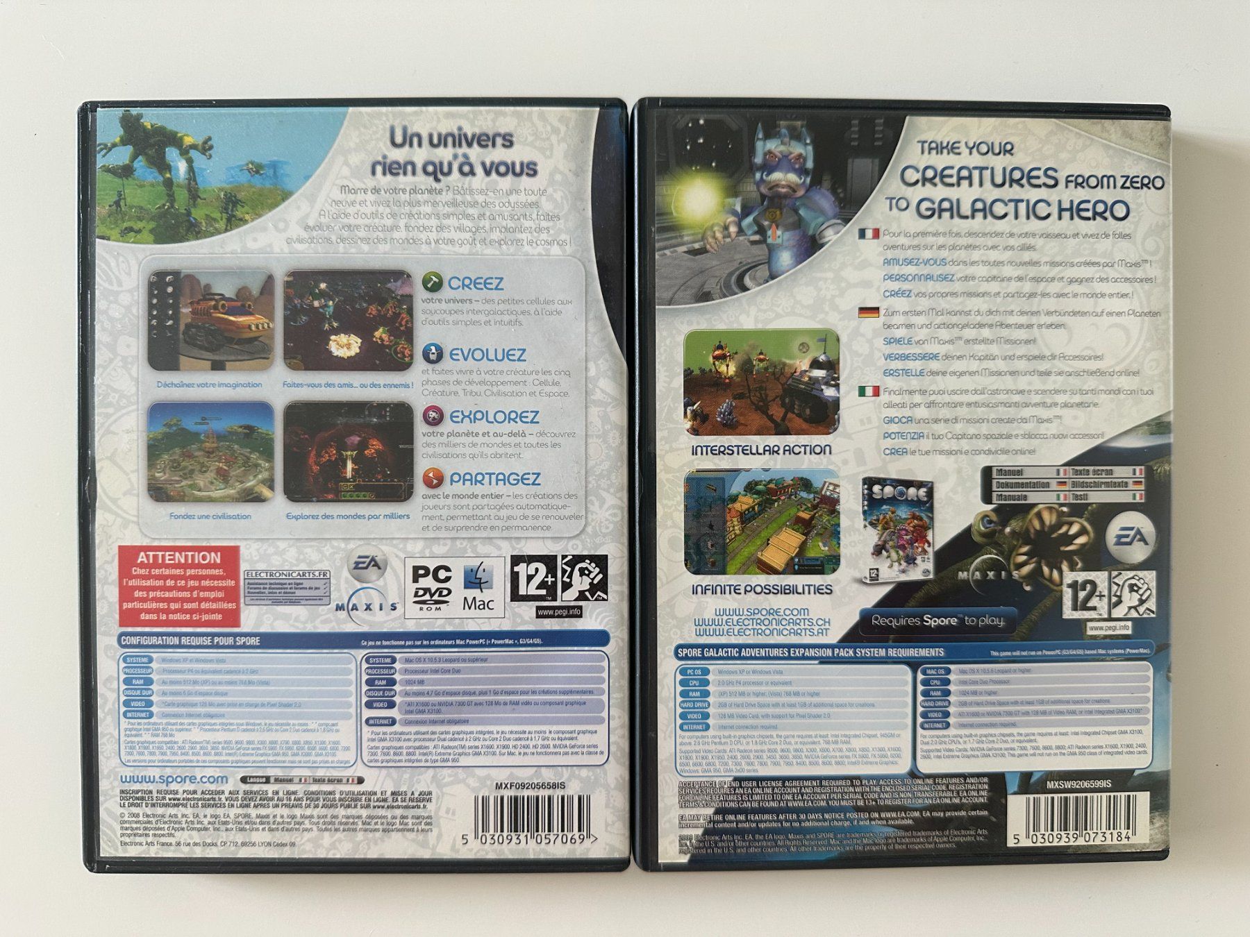 Microsoft Jeux: Spore + Spore: Galactic Adventures, PC MAC – D'occasion à Couvet par nay_prh5 3
