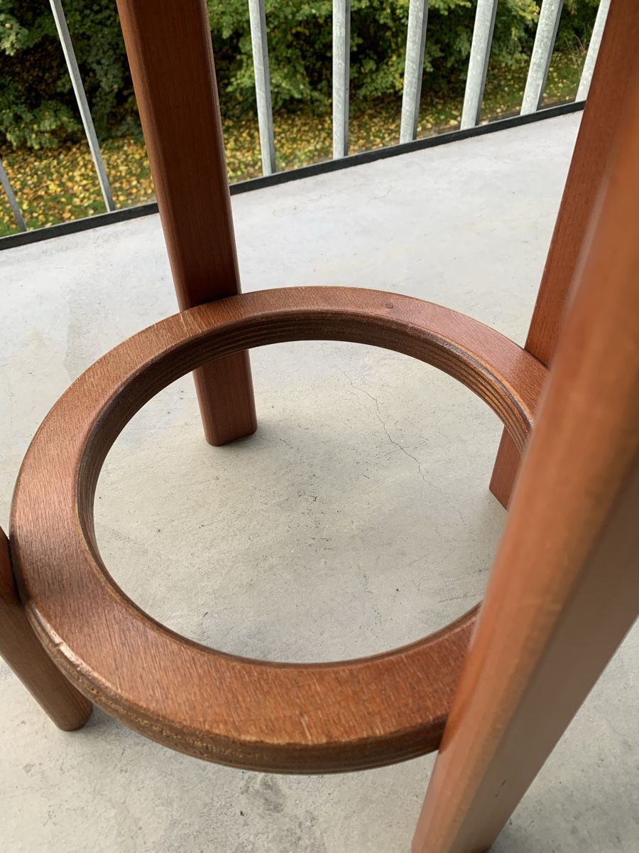 Hocker: 2 Vintage midcentury Teakholz Hocker Danish – Gebraucht aus Fribourg von GBT42 5
