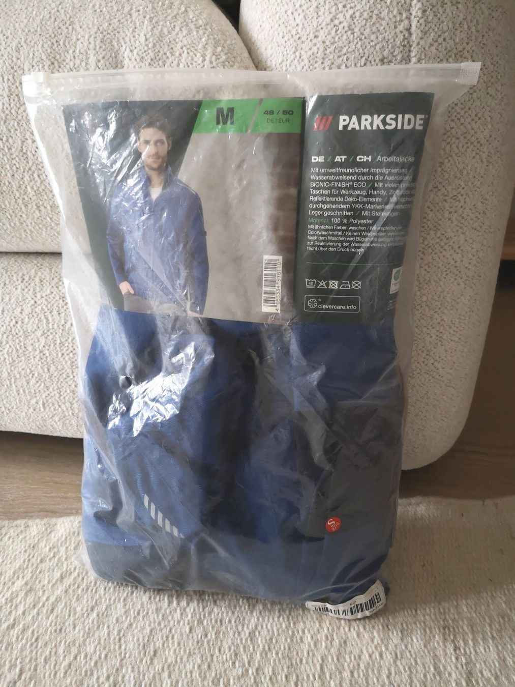 Giacche: PARKSIDE Arbeitsjacke NEU Gr. M blau – Nuovo e nell'imballaggio originale da Münsingen venduto da Nik_und_Kat 3